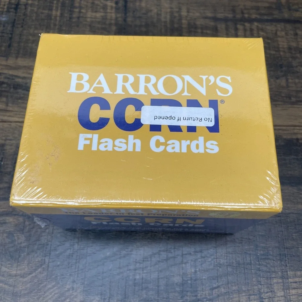 NEW Sealed Barron's CCRN 450 Flash Cards Exam 2019